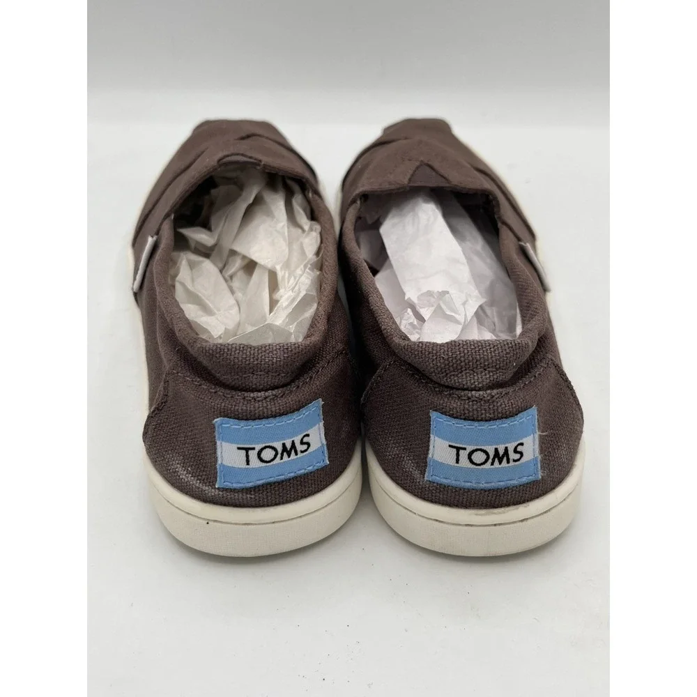 TOMS Classic Brown Canvas Youth Size 1.5